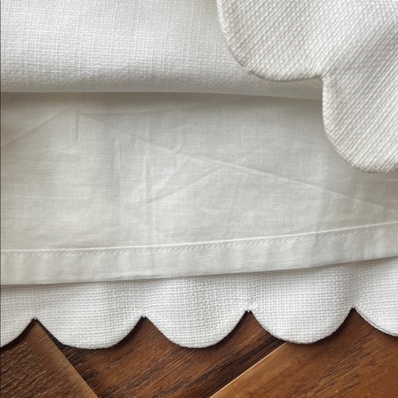 NWT J. Crew Cream Scalloped Mini Dress - Size 2 - Picture 7 of 11